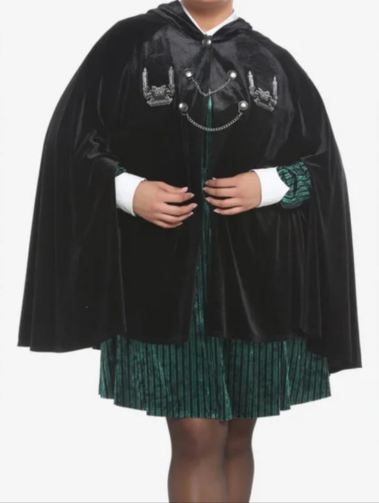 Jackets & Blazers - NWT Her Universe Disney The Haunted Mansion Gargoyle Velvet Hooded Cape Ss L/XL